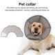 thumbnail image 5 of Methold Cono para mascotas, ajustable, suave, antimordida, Collar protector, cuello, lamer, rascarse, tocar el cuerpo, recuperación de seguridad de Suministros para perros  Größe 25 Methold PT003832-04B, 5 of 6