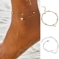 thumbnail image 4 of Christmas Gifts Moocorvic Bracelets Women Stainless Steel Anklets Love Heart Bracelet, 4 of 4