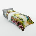 thumbnail image 2 of Ambesonne Colorful Bedding Set 3 Pcs, Hot Summer Boho Park, Twin XL, Multicolor, 2 of 2