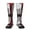 2 Black-2, variant on Women's Knee High Socks Firefighting Art Firefighter Flag Thermal Soft Knee Long Socks