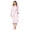Floral Pink, variant on Casual Nights Women's Jacquard Print Fleece Plush Robe