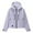 Purple, variant on Women's Lightweight Jacket Coat Full- Zip Loose Hooded Jacket Hiking Climbing Outdoor Sportwear with Pockets