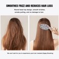 thumbnail image 5 of French Country Chic Detangler Brush - Round-Tip Bristles for Smooth Strokes, Perfect for Beauty Enthusiasts & Stylists, 5 of 5