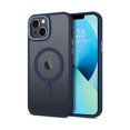 thumbnail image 1 of HAYAN Case for iPhone 13 Case Magnetic Translucent Matte Phone Cases 6.1" [Compatible with MagSafe] Thin Slim Fit Shockproof Bumper Hard Protective Cover for Women Men Girls, Deep Blue, 1 of 1