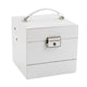 thumbnail image 1 of Organizador de joyas de tres capas para exhibir pendientes y regalar. Blanco, 1 of 9