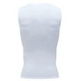 thumbnail image 5 of Men's Casual Sleeveless Sports Camisole Quick Dry Workout Tank Top Muscle Fit Crewneck High Elasticity Breathable Moisture Wicking Gym Running Yoga Beach Vacation | Zenithor,White M, 5 of 5