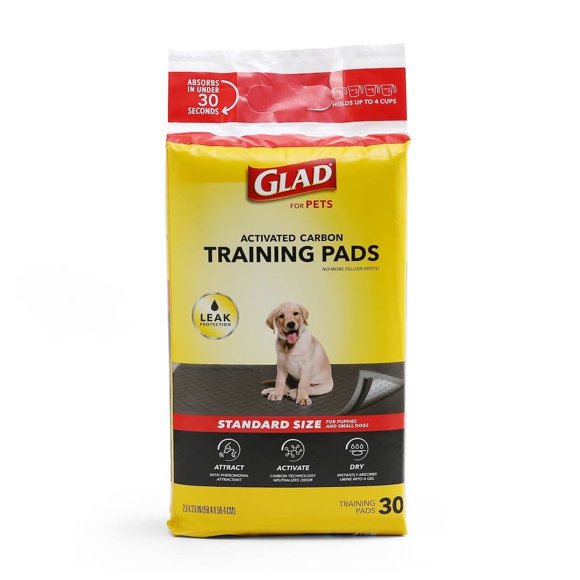 Tapetes de entrenamiento Glad For Pets con Carbón Activado 30 pzas