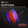 thumbnail image 3 of Gafas para dormir rojas Goiteia que bloquean la luz azul, 3 of 7