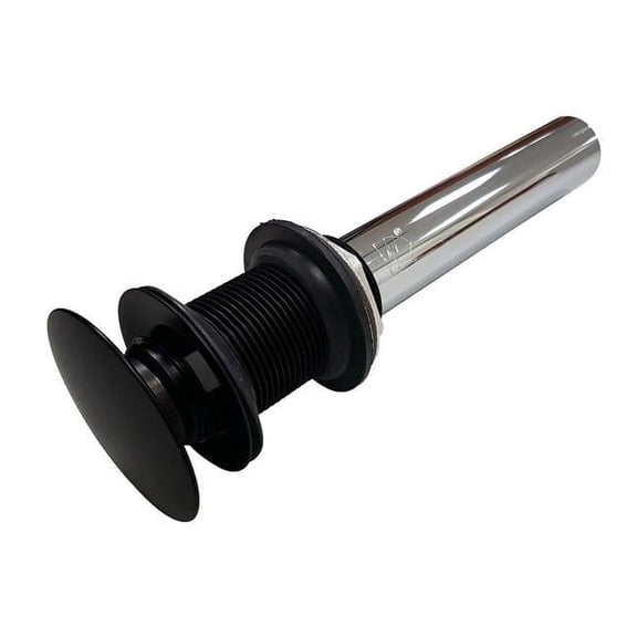Open Box Brass, Bathroom Sink Drain, Push Pop-Up Drain without Overflow