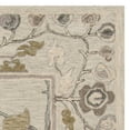 thumbnail image 5 of SAFAVIEH Roslyn Lennart Traditional Floral Wool Area Rug, Light Grey/Multi, 8' x 10', 5 of 6