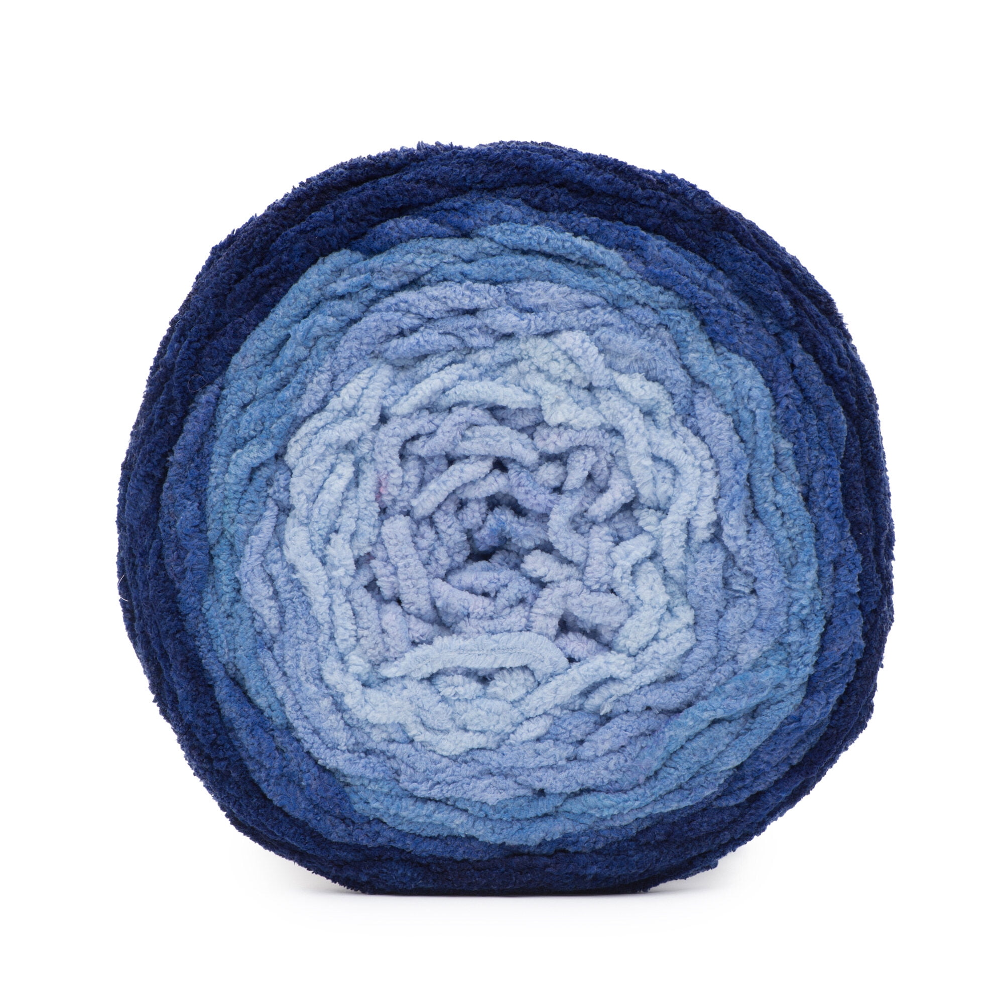 Bernat Blanket Ombre Yarn Navy Ombre 10.5oz 300g Super Bulky Polyester Walmart