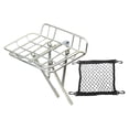 thumbnail image 1 of S SERENABLE Bicycle Cargo Rack Easy Installation Accessories Bicycle Basket for Dahon D7 Silver, 1 of 8