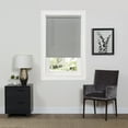 thumbnail image 2 of Achim 1" GII Deluxe Sundown Indoor Cordless Grey Vinyl Room Darkening Window Mini Blind, 43" W x 64" L, 2 of 6