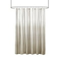 thumbnail image 2 of OLLIIX Madison Park Ara Shower Curtains, Seersucker Ombre Printed Shower Curtain, Brown, 72" x 72", 2 of 5