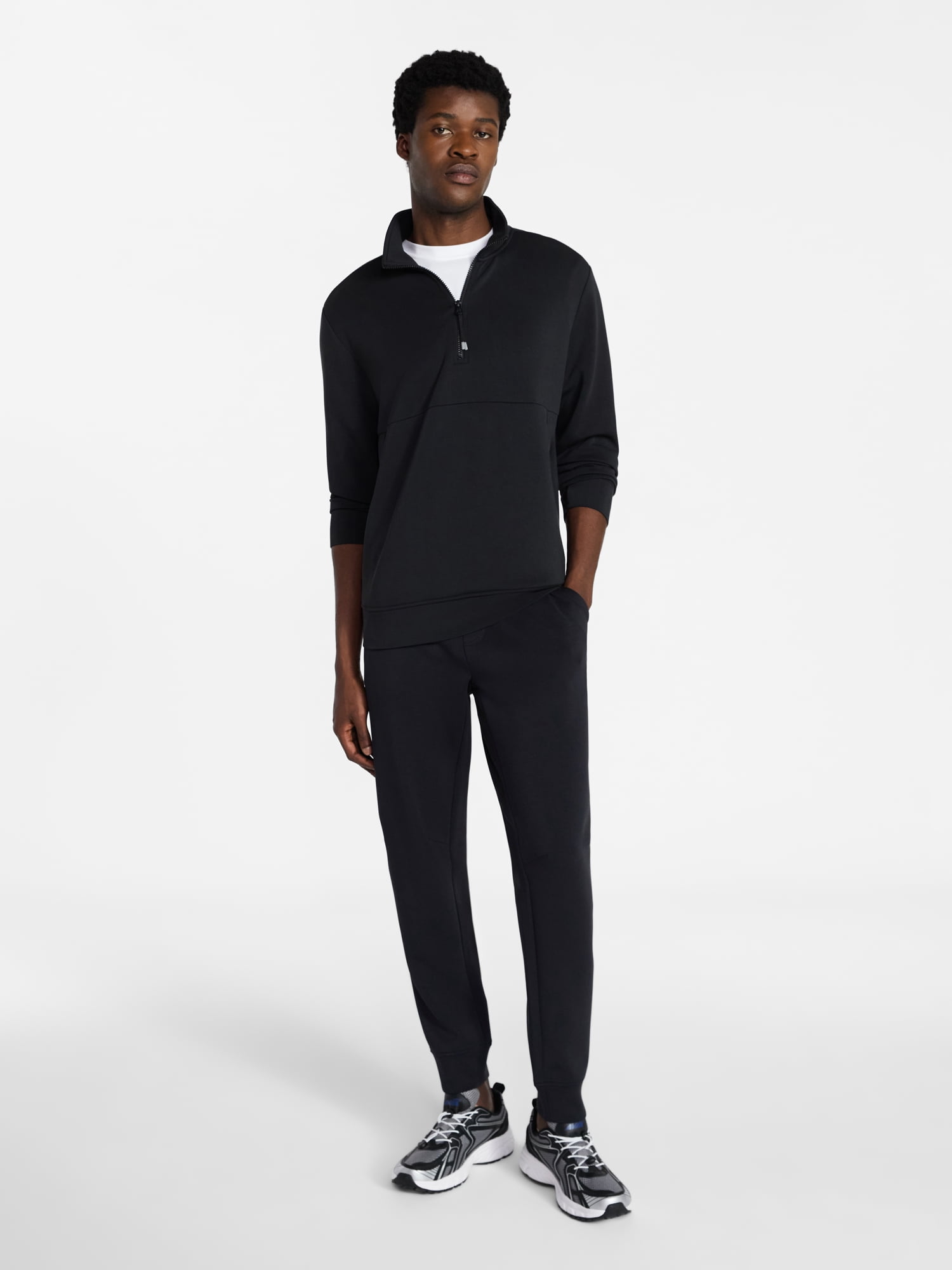 Athletic Works Men's and Big Men's Scuba Knit Joggers, Sizes XS-5XL