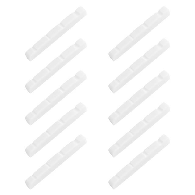 10X Tuerca para Bajo de Hueso con Fondo Plano Previamente Ranurada para 4 Cuerdas PB Precision Bass , 38X3.5X5 / 4.5 mm