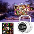 thumbnail image 2 of USB Powered Snowflake Projector Light, Christmas New Year Holiday Decor, Indoor Outdoor Decorative Lighting with 360° Rotation & Remote Control, 2 of 8