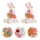 thumbnail image 3 of 2pcs Easter Brooch Bunny Pearl Design Corsage Decorative Brooch Dress Accessory, 3 of 3