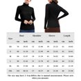 thumbnail image 2 of Suéteres De Punto Suéteres Mujer Crochet Básico Slim Fit Otoño Jerseys Traje Diario Kuymtek Negro T XXL para Mujer, 2 of 9