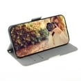 thumbnail image 5 of Étui pour iPhone 13 Pro Max, Étui Portefeuille à Rabat Magnétique à Motif 3D avec Sangle - Orchidée, 5 of 5