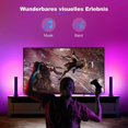 thumbnail image 2 of Smart LED Lamp, Set of 2 RGB Smart Desk Lamp with 19 Lighting Effects and Music, Gaming Lamp, Mood Light, Smart Flow Light Bar for TV, PC, Bedroom Dec, 2 of 5