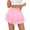 Pink, variant on Sundazz Mini Skirts for Women Crochet Ruffle Tiered Skorts Cute Summer Skirts Flowy Shorts, XS-XL