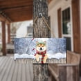 thumbnail image 4 of Playful Shiba Inu Welcomes Winter Snowy Day with Cardinal Bird Landscape Wood Sign Shibas Dog Lovers Gifts Idea Hanging Wall Home Decor - 2017, 4 of 5
