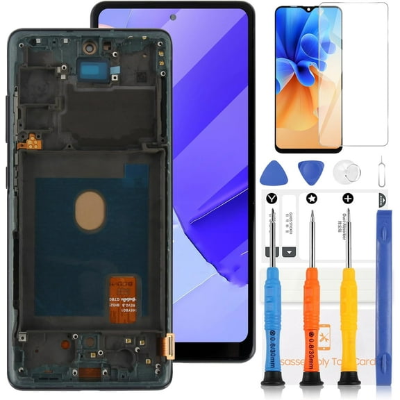 for Samsung Galaxy S20 FE 5G Screen Replacement for Samsung S20 FE Screen Replacement Kit for SM-G781 G781B G781U G781F/DS G781W LCD Display Touch Screen Digitizer Assembly INCELL