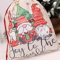 thumbnail image 2 of Bolsa de regalo grande de Navidad para niños, saco de Papá Noel con cordón, decoración navideña, regalo de fiesta, recuerdo de Año Nuevo 2023, 2024, 2 of 4