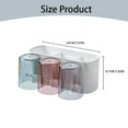 thumbnail image 3 of Set Toothbrush Holder Toothpaste Holder Wall Toothbrush Cup Holder Wall Toothbrush Toothbrush Cup Holder Wall Hair Dryer Holder Tooth Mug Rack Water Tumbler Cup White Cele valentines day gift for him, 3 of 6