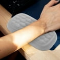 thumbnail image 3 of FELTECHELECTR 1Pack Fabric Wrist Support for Work and Study Grey 5.3x2.9x0.7in, 3 of 8