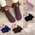 thumbnail image 2 of 5 Colors Princess Toddler Baby Girls Lace Ruffle Frilly Ankle Socks Anti Slip Tutu Socks, 2 of 5