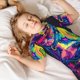 thumbnail image 5 of Fotbe Neon Pop Art Pitbull Pijama Estampada de 2 Piezas para Niños – Ropa de Dormir de Manga Corta Cómoda para Niños y Niñas, Camiseta y Shorts de Algodón-X-Large, 5 of 6