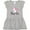 AC-Heather Grey, variant on Inktastic Big Sis Unicorn Girls Sister Announcement Girls Toddler Dress
