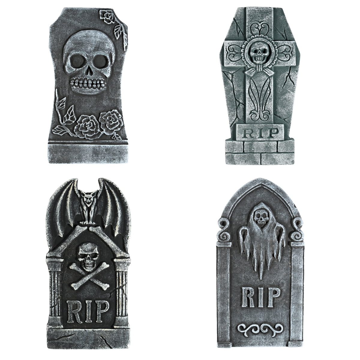 Ornamental Dark Religious Skeleton Mini Coffin Box Tomb Halloween Decoration 