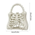 thumbnail image 3 of 3D Printed Skeleton Bone Bag,Bonebag,Skeleton Hand Bag for Halloween,Skeleton Bone Purse,Bag of Bones Halloween Decor, 3 of 5
