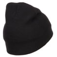 thumbnail image 3 of Sailboat Wave Embroidered Short Beanie - Black OSFM, 3 of 5