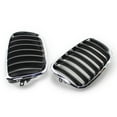 thumbnail image 3 of NS 2PCS Chrome Frame Shiny Black Slat Bumper Grill Car Kidney Grille Cover 51137157688, 51137185223, 51137185224 for BMW E70 X5 2008-2013, E71 X6 2008 2009 2010 2011 2012 2013, 3 of 5