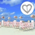 thumbnail image 3 of 20 hebillas para lazos de sillas, hebillas de cinta con diamantes de imitación en forma de corazón, hebillas versátiles para bufandas, 3 of 7