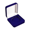thumbnail image 3 of Caja de presentación de monedas, caja de almacenamiento, organizador, de colección, de monedas de desafío para entusiastas, medalla, premio, presente Azul, 3 of 8