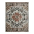 thumbnail image 2 of Bodhi Vintage Plush Polypropylene Indoor Area Rug - 8' x 10', Ginger, 2 of 8