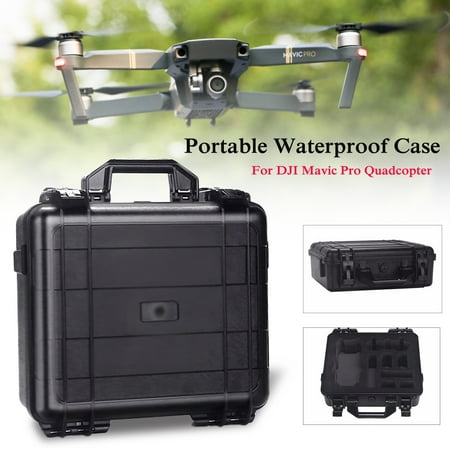 HardShell Waterproof Weatherproof Carrying Case Suitcase Portable Protect Bag Box For DJI Mavic Pro Drone, (Best Mavic Pro Case)