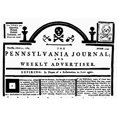 thumbnail image 2 of Stamp Act 1765. Nbanner Of The 'Pennsylvania Journal ' 31 October 1765 With A Skull-And-Crossbones Replacing The Stamp, 2 of 4