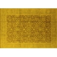 thumbnail image 1 of Ahgly Company Machine Washable Indoor Rectangle Oriental Yellow Traditional Area Rugs, 2' x 4', 1 of 4