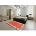thumbnail image 4 of Ahgly Company Indoor Rectangle Contemporary Neon Red CON3077X Area Rugs, 6' x 9', 4 of 6