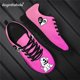 thumbnail image 1 of Doginthehole - Zapatillas informales con estampado de perro para mujer, color degradado, ligeras, de malla vulcanizada, 1 of 6