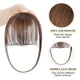 thumbnail image 2 of Peluca con flequillo, extensiones de cabello natural sin marcas y con patillas., 2 of 3
