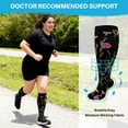 thumbnail image 3 of Compression Socks for Women Plus Size –LOFIR Wide Calf Large Knee High 20-30 mmHg Support Stockings – Nylon Circulation Socks for Elderly Recovery Pain Relief Sports 2XL, 3 of 7