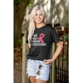 thumbnail image 3 of Breast Cancer Have Hope Pink Ribbon Women's Graphic T Shirt Tees Brisco Brands L, 3 of 5