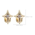 thumbnail image 2 of SHOWERORO 2pcs Star Design Teeth Decor in Copper for Fashion Accessory in Parties and Performances, 2 of 7